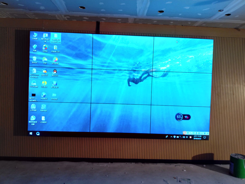 深圳某商业商务平台液晶大屏幕拼接电视墙